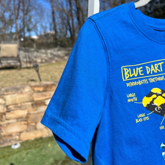 Blue Dart Frog Short Sleeve Tee Shirt - Picture 3 of 11